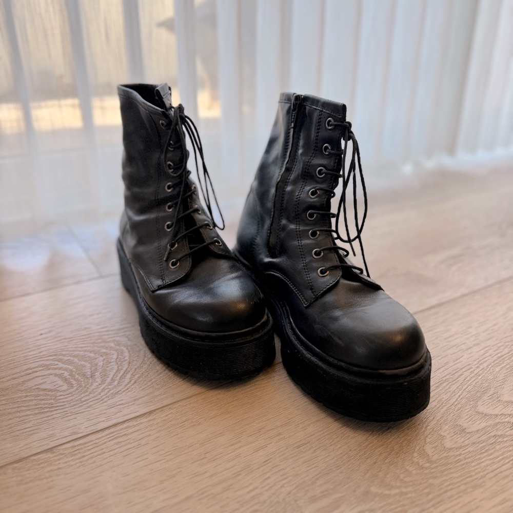 Steve Madden Jelena Platform Combat Boot - image 1